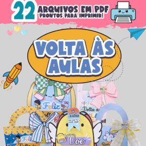 Kit Volta às Aulas com 20 arquivos